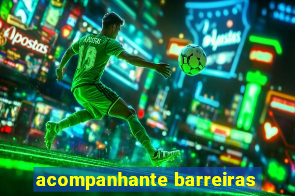 acompanhante barreiras